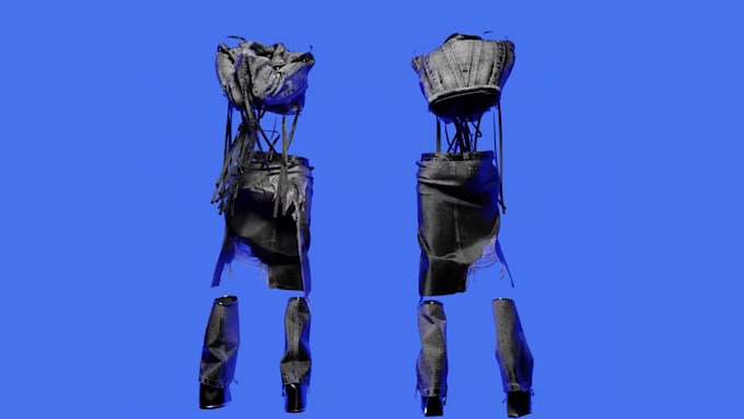 make 3d clothes that you can use on photos or 3d models