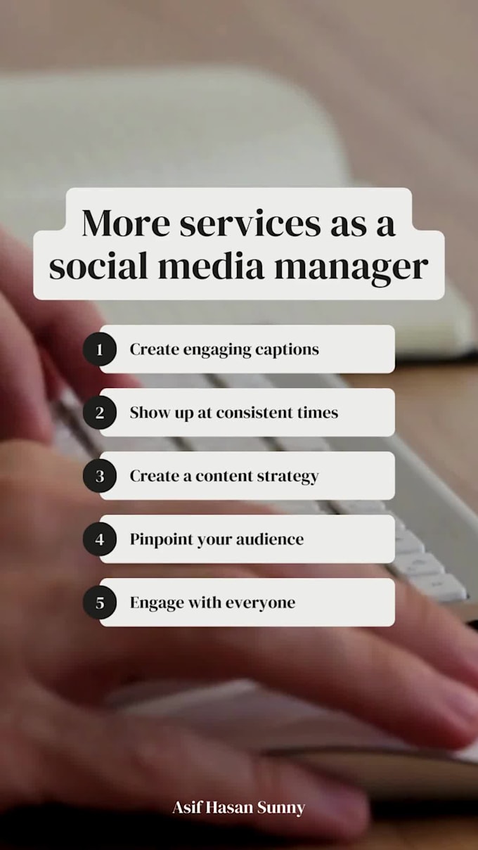 your social media manager and content creator