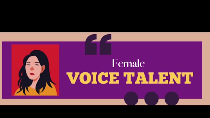 record a female voice over