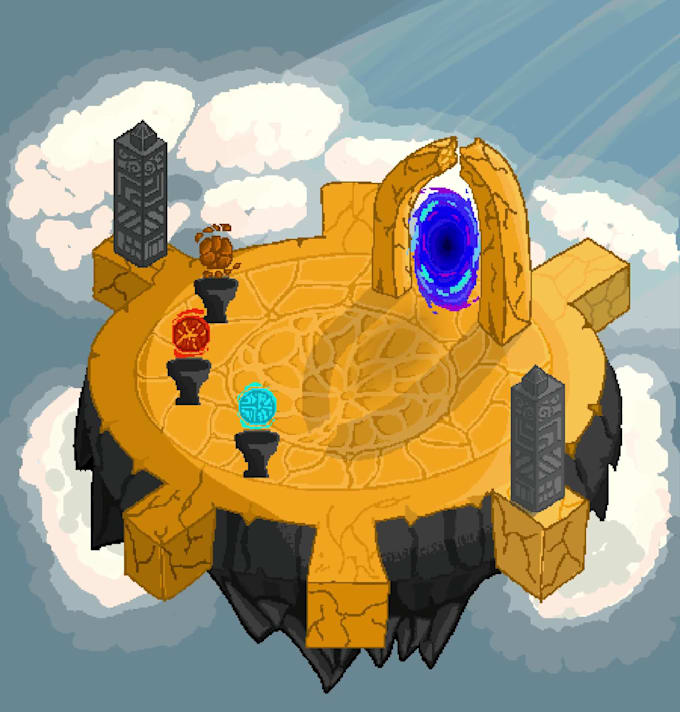 create pixel art tileset and object for your 2d game