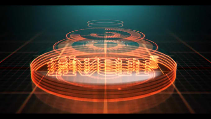 produce high tech futuristic logo 3d aminmation