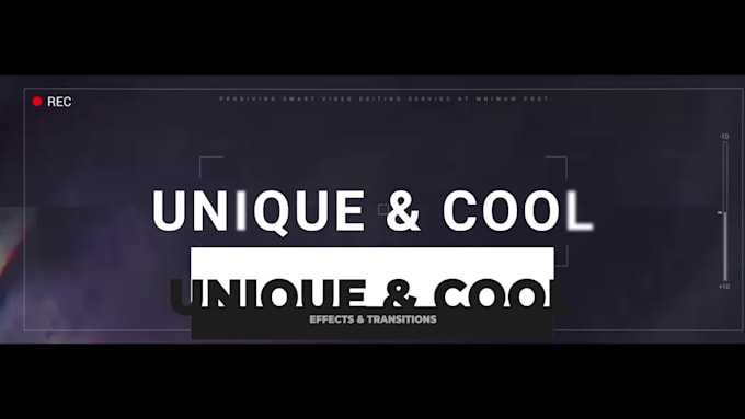 edit your music video with some dope effects and transitions