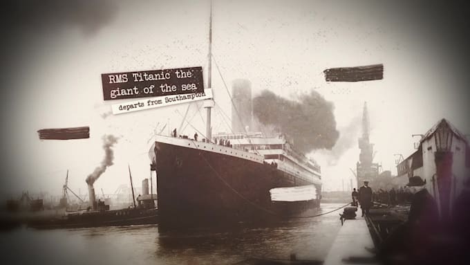 create a dynamic cinematic historical video intro