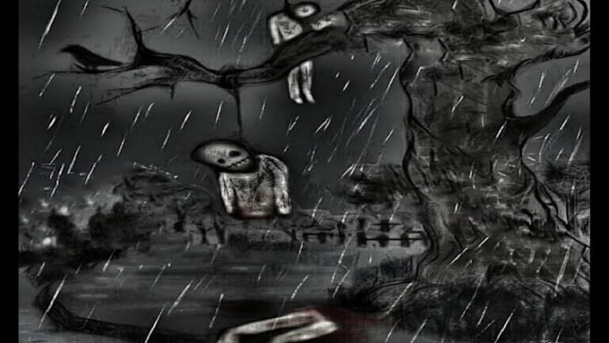 compose dark horror music for your background