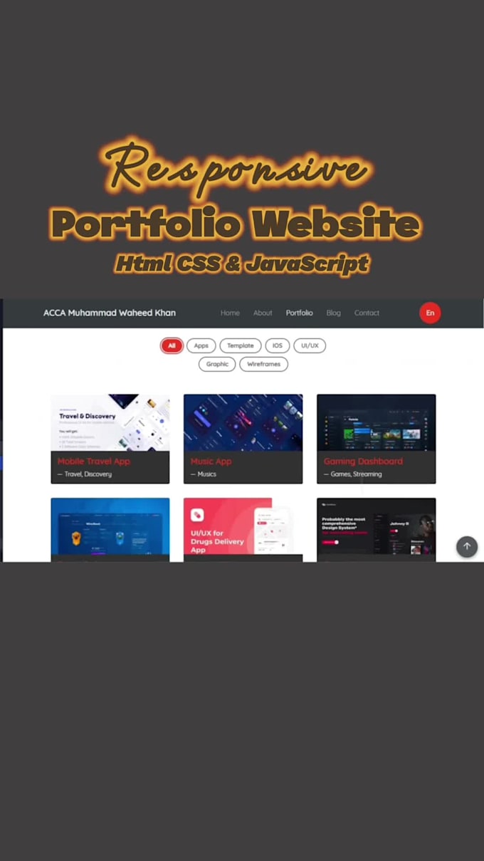 Design high quality responsive website with custom html, css by Lio ...