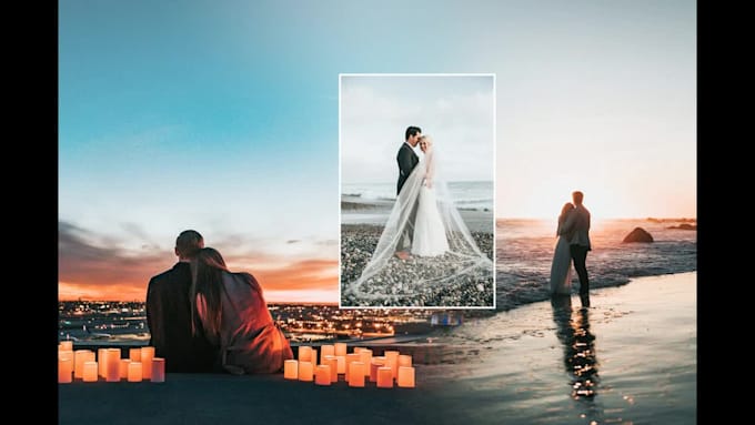 do professional and unique wedding album designs