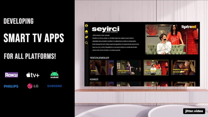develop roku tv app