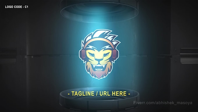 create amazing game streamer logo animation