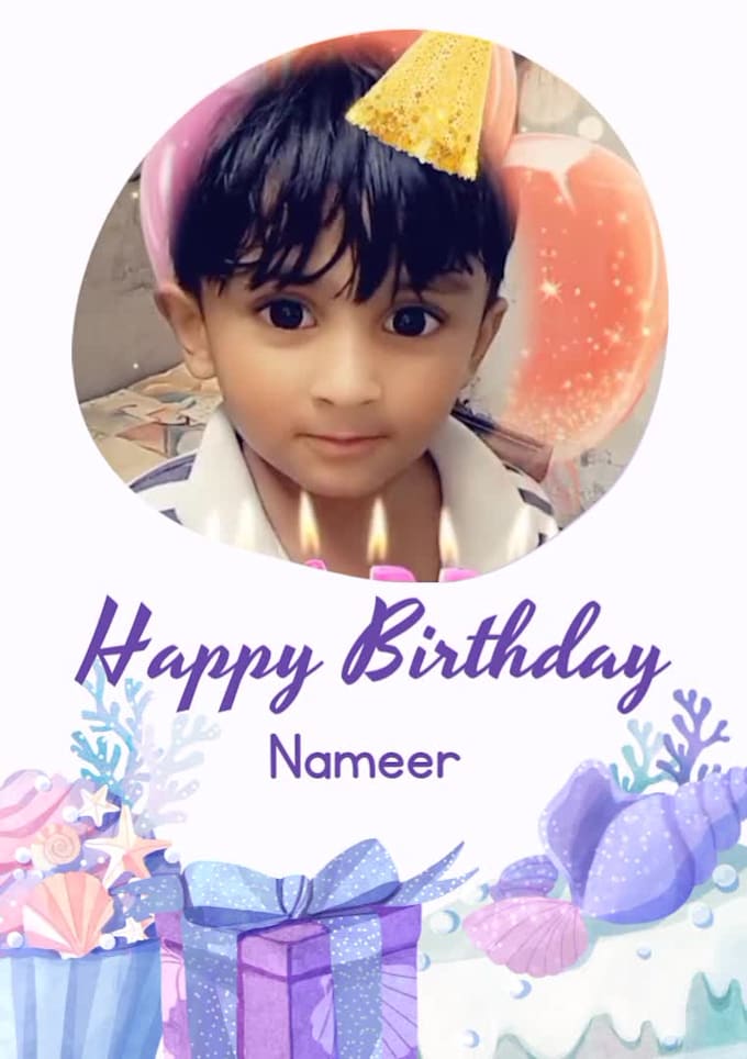 sing happy birthday wish and say anything