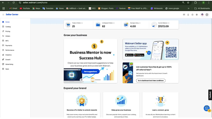walmart dropshipping 2step and wfs