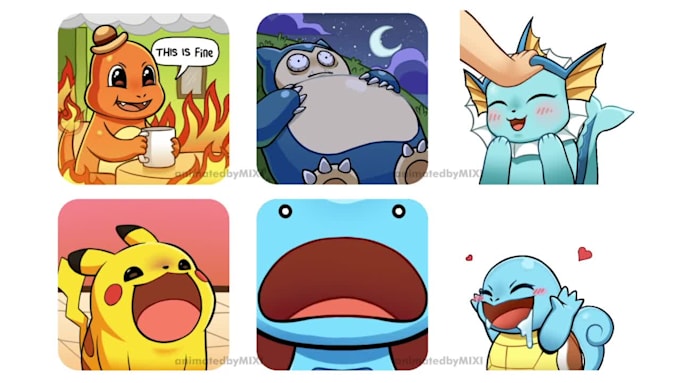 animated gifs for your pokemon and various other creatures