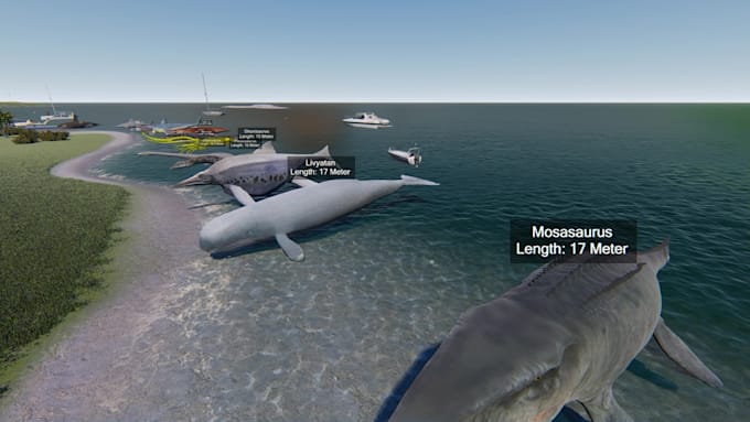 Same Size Animation 3d animation for size comparison videos for social media by ...