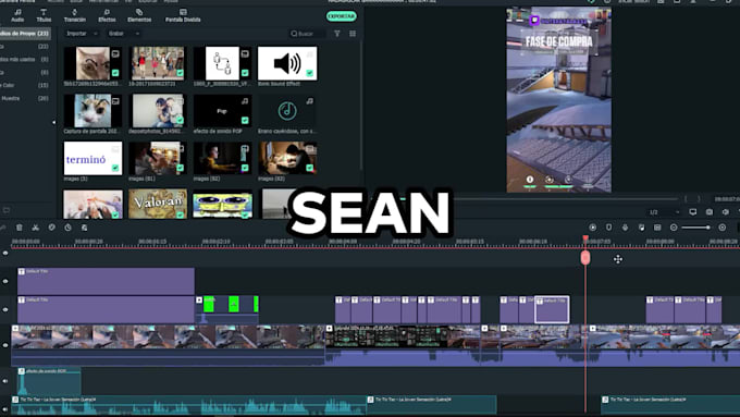video editing of shorts tiktoks cplis of streams