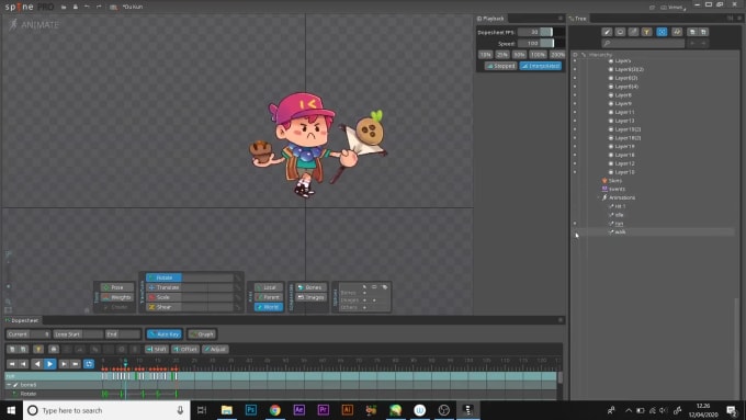 Animate your 2d game character by Springbomb | Fiverr