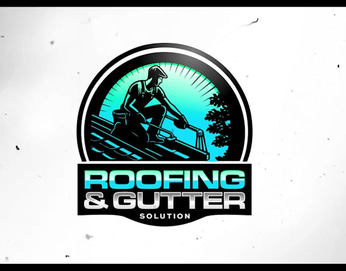 design awesome roofing logo with express deliver