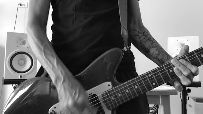 play electric guitar on your tracks