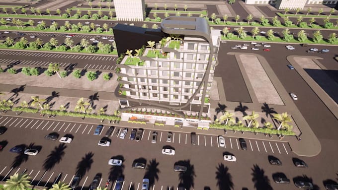 create 3d modeling and rendering for your commercial project