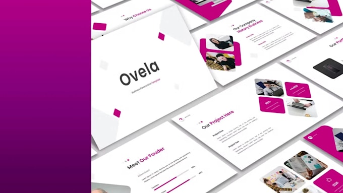 design custom powerpoint slides for business, pitch deck