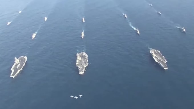 do military war video