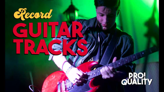 be your session guitar player, rock, blues, acoustic, metal