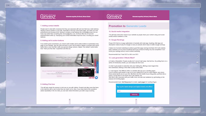 create animated, video flipbook from your pdf files