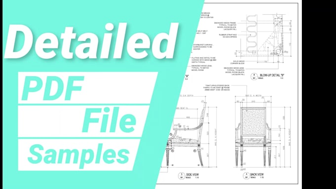 draft  furnitures in detailed shop drawing using autocad