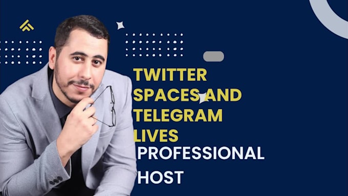 host twitter spaces and telegram lives for you