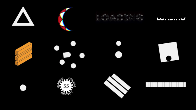 Create custom loading icons by Ctcvisuals | Fiverr