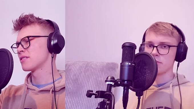 be your male singer with unlimited revisions