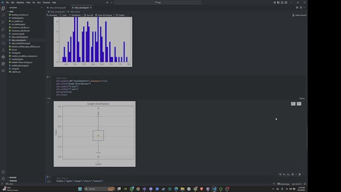 do python  and ml expert data analysis, preprocessing