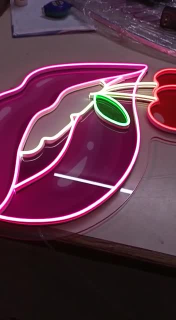 make custom neon sign design with acrylic