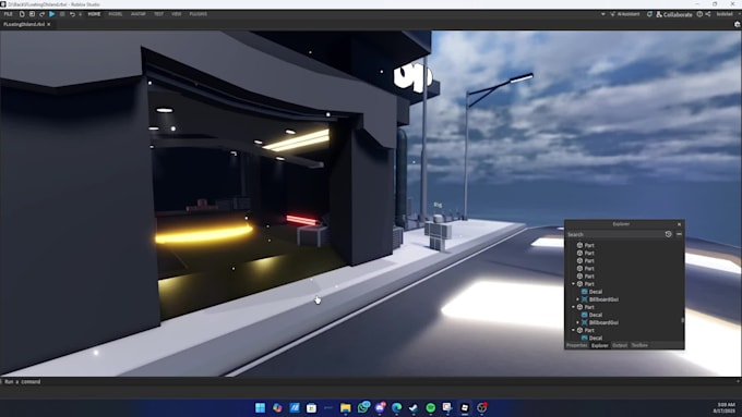 design roblox fantasy or hood roleplay maps with custom scripting