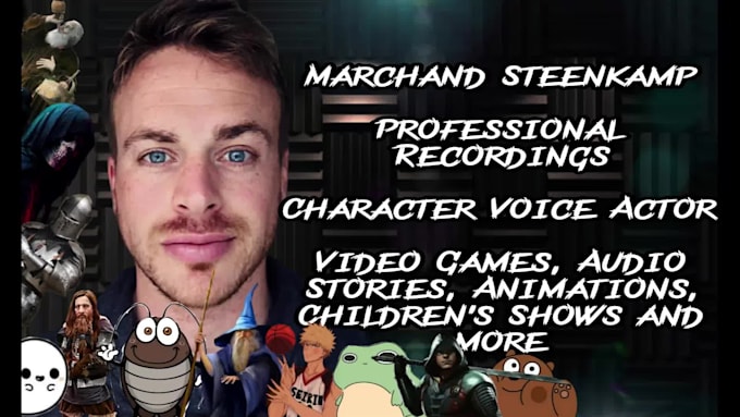 record a character voice for your animation, show, or game