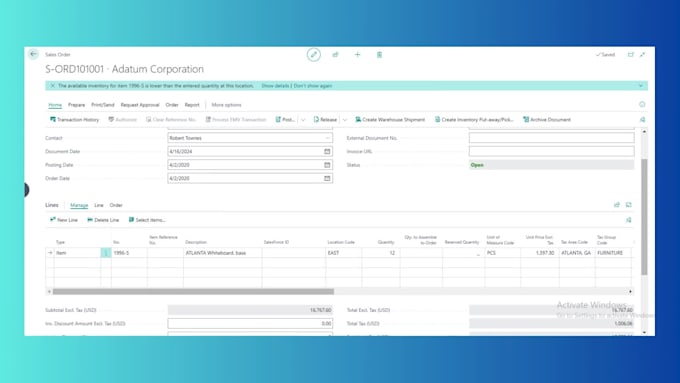 do customization development on ms dynamics business central
