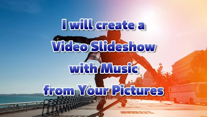 transform your photos into a video slideshow with music