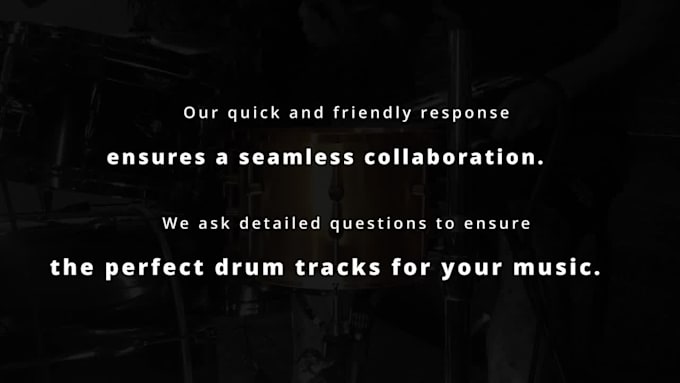 elevate your song with a professionally recorded acoustic drum performance