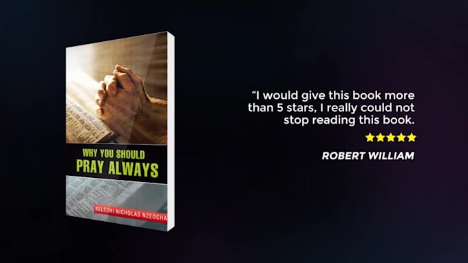 I will make professional book trailer and intro for your book