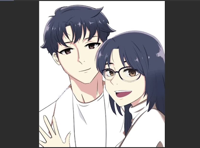 draw detailed anime or nsfw, game, fan art, oc, webtoon, etc