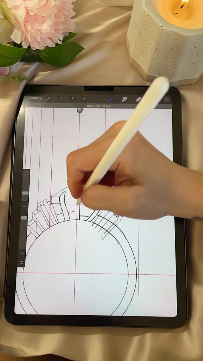 sketch your jewelry design ideas