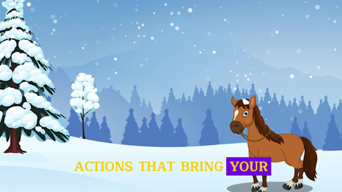 make a 2d cartoon animation video
