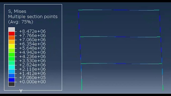 Do fea analysis using abaqus and solidworks by Syednainiasad | Fiverr