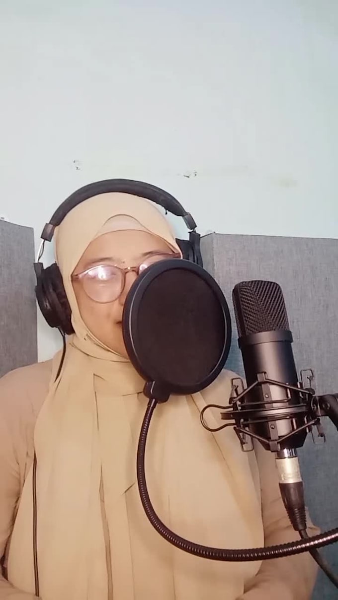 record a female voice in indonesian