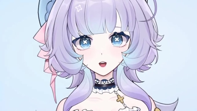 custom vtuber avatar model, anime vtuber, live2d rigging, vtuber modeling, chibi