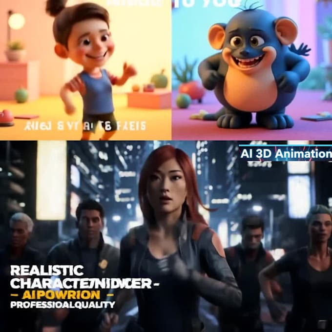 create professional and realistic character animations