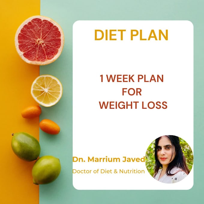 design a diet plan for weight loss