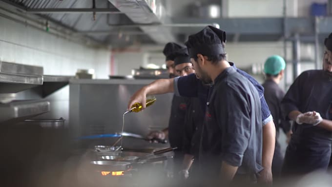 do professional food and restaurant short form video editing