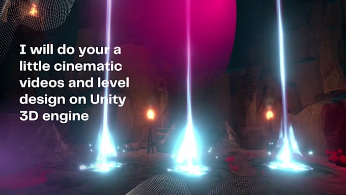 do your little cinematic videos and level design on the unity 3d engine