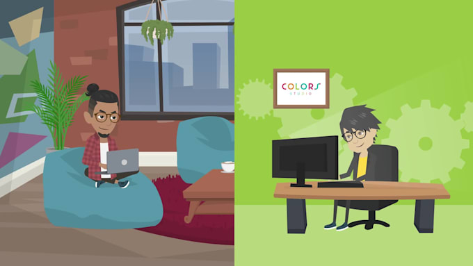 create 2d animation for real estate or real estate promos