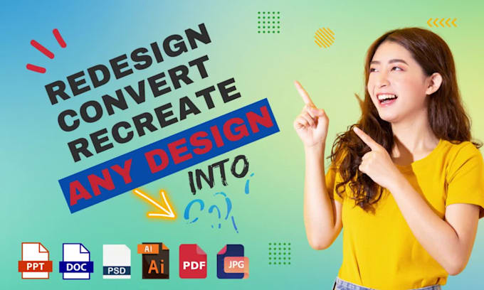 redesign, convert or recreate graphics in canva