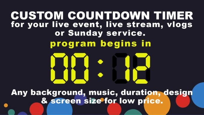 Countdown Timers For Live Streaming, How to Create A Custom Timer